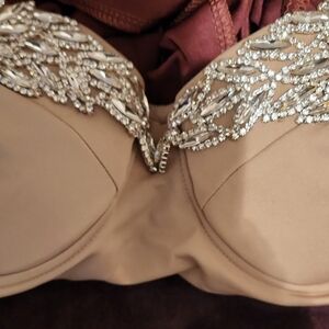 Nwt-Elegant Faux Diamonds Bodysuit for Women